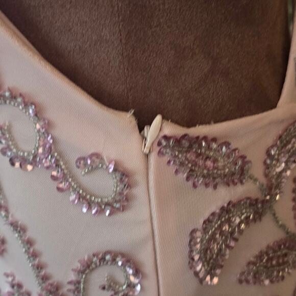 Lush by Jasz Couture Pink Embellished Long Pink Formal Gown - Picture 5 of 12